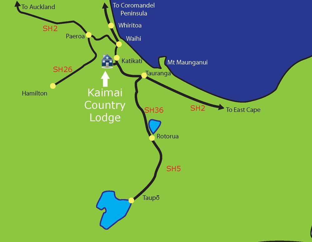 Kaimai Country Lodge Katikati Kültér fotó